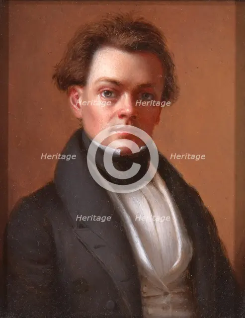 Self-Portrait, ca. 1850. Creator: Oliver Tarbell Eddy.