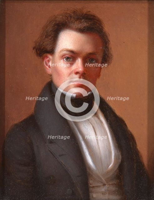 Self-Portrait, ca. 1850. Creator: Oliver Tarbell Eddy.