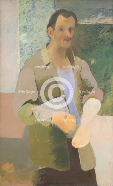 Self-Portrait, ca 1937. Creator: Gorky, Arshile (1904-1948).