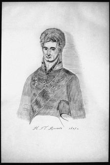 Self-Portrait (Copy), 1806. Artist: Rezanov, Nikolay Petrovich (1764-1807)