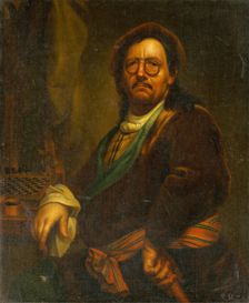 Self-Portrait (Copy by J. Kupecký), 1800-1900. Creators: Unknown, Jan Kupecky