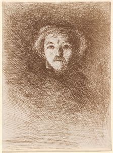 Self-Portrait (Corot par lui-meme), 1858. Creator: Jean-Baptiste-Camille Corot