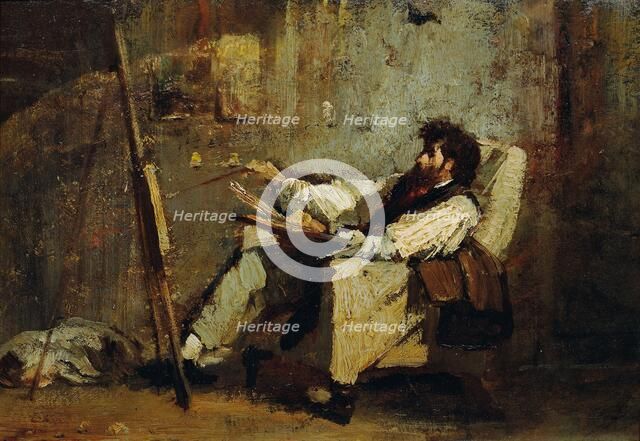 Self-Portrait. Creator: Munkácsy, Mihály (1844-1900).