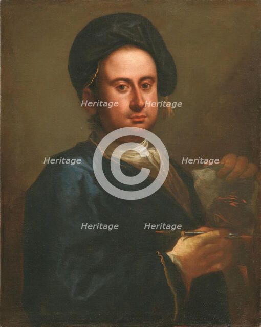 Self-Portrait. Creator: Mazzi (Mazza), Taddeo (active second Half of 17th cen.).