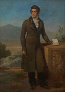 Self-portrait. Creator: Abeele, Jodocus Sebastiaen van den (1797-1855)