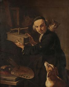 Self-portrait. Creator: Cipper, Giacomo Francesco (1664-1736)