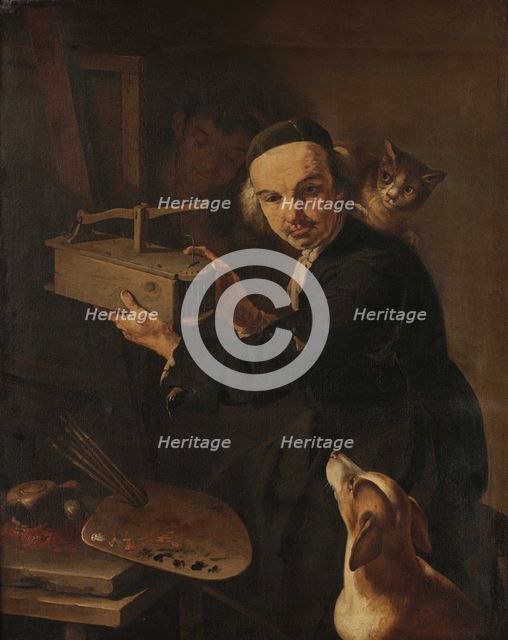 Self-portrait. Creator: Cipper, Giacomo Francesco (1664-1736).