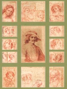 Self-portrait. Creator: Guercino (1591-1666)