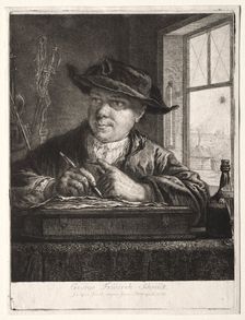 Self-Portrait. Creator: Georg Friedrich Schmidt (German, 1712-1775)