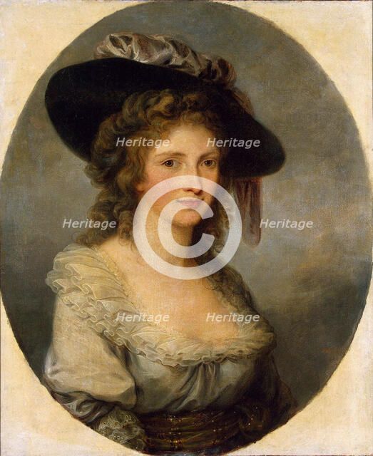 Self-Portrait'.   Creator: Kauffmann, Angelika (1741-1807).