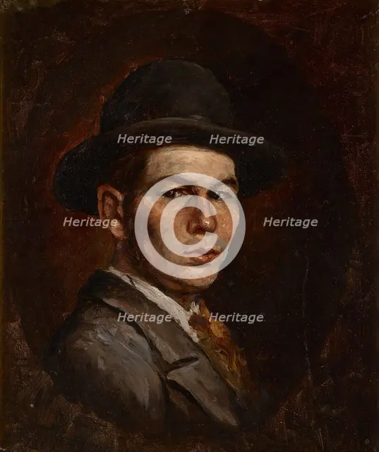 Self-Portrait, date unknown, c1880s. Creator: John Ottis Adams.