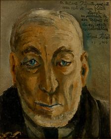 Self-portrait (Dedicated to Robert Piguet), 1944. Creator: Paul Poiret