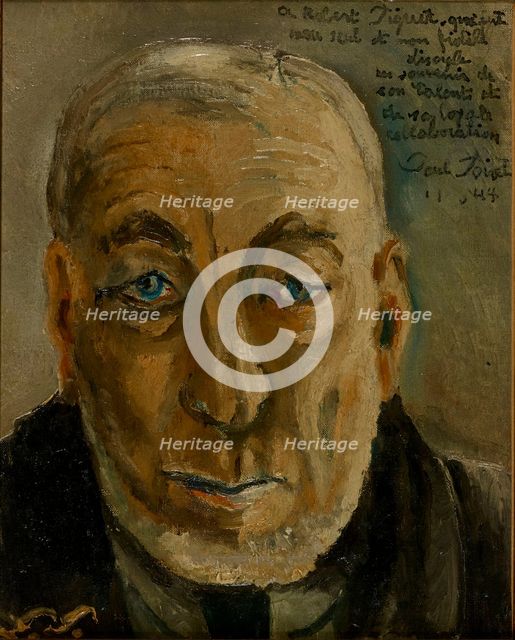 Self-portrait (Dedicated to Robert Piguet), 1944. Creator: Paul Poiret.