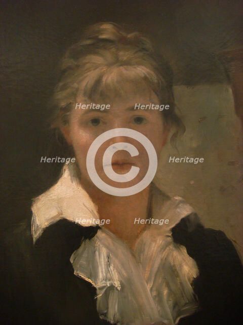 Self-Portrait (Detail). Artist: Bashkirtseva, Maria Konstantinovna (1860-1884)