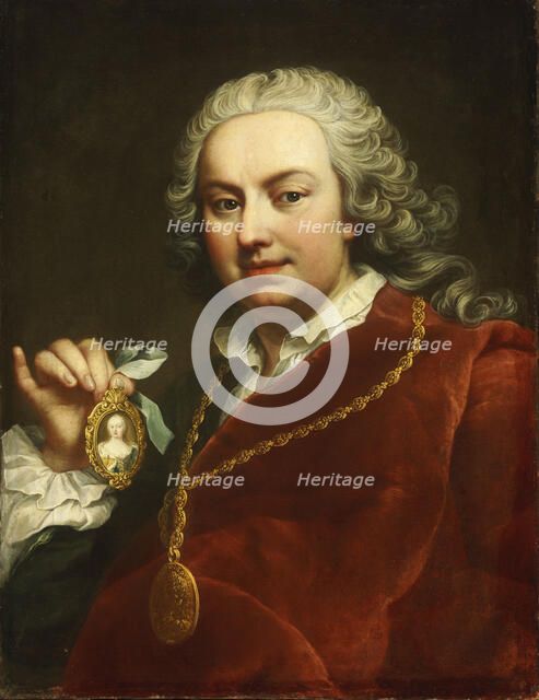 Self-portrait, Early 1740s. Creator: Mijtens (Meytens), Martin van, the Younger (1695-1770).