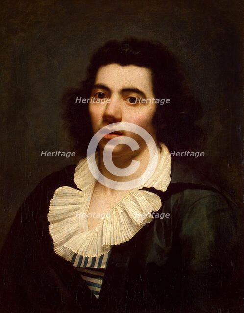 Self-Portrait, Early 19th cen.. Artist: Girodet de Roucy Trioson, Anne Louis (1767-1824)