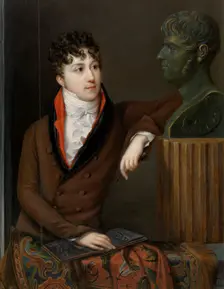 Self Portrait, early-mid 19th century. Creator: Alexandre de Latour