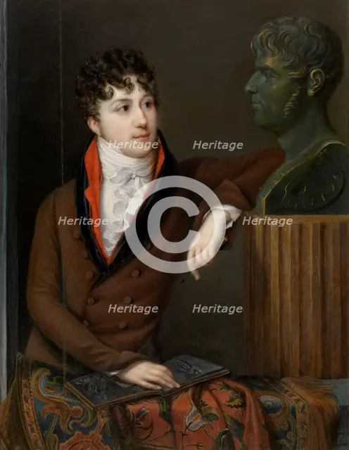 Self Portrait, early-mid 19th century. Creator: Alexandre de Latour.
