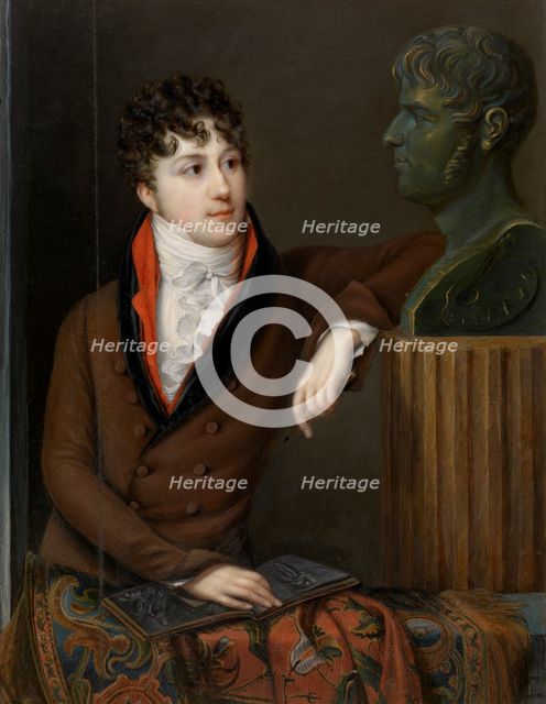 Self Portrait, early-mid 19th century. Creator: Alexandre de Latour.