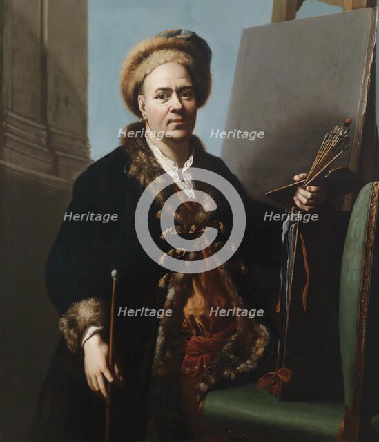 Self-portrait, First third of 18th cen. Creator: Schuppen, Jacob van (1670-1751).