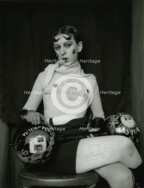 Self-portrait (I am in Training… Don't Kiss Me), 1927. Creator: Cahun, Claude (1894-1954).