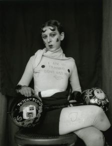 Self-portrait (I am in Training… Don't Kiss Me), 1927. Creator: Cahun, Claude (1894-1954)
