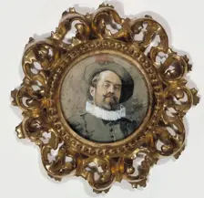Self-portrait in 17th-century costume, 1884. Creator: Gunnar Berndtson