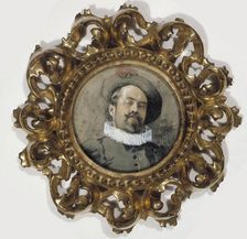 Self-portrait in 17th-century costume, 1884. Creator: Gunnar Berndtson