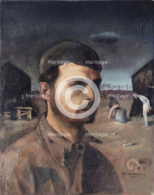 Self-Portrait in the Camp, 1940.