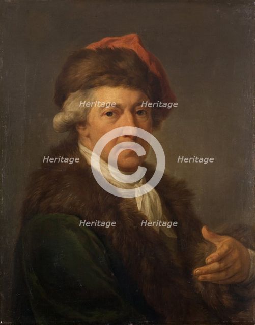 Self-Portrait in the Polish National Costume, 1790s. Creator: Bacciarelli, Marcello (1731-1818).