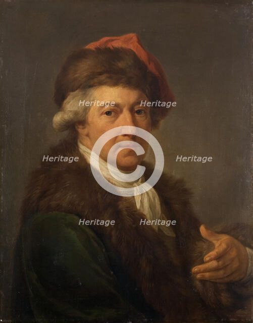 Self-Portrait in the Polish National Costume, between 1787-1818. Creator: Marcello Bacciarelli.