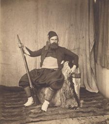 Self-Portrait in Zouave Uniform, 1855. Creator: Roger Fenton