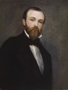 Self-Portrait in a Black Coat, 1848-1850 (?). Creator: Richard Caton Woodville