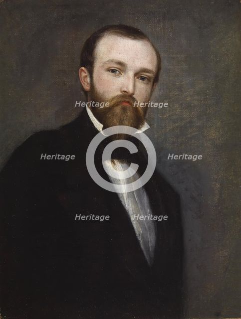 Self-Portrait in a Black Coat, 1848-1850 (?). Creator: Richard Caton Woodville.
