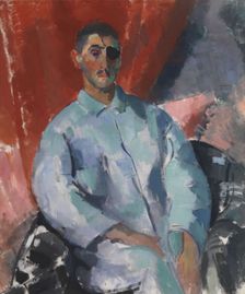 Self-Portrait in a Black Eyepatch, 1915. Creator: Rik Wouters