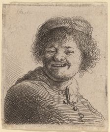 Self-Portrait in a Cap: Laughing, 1630. Creator: Rembrandt Harmensz van Rijn