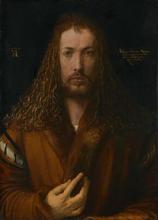 Self-Portrait in a Fur Skirt, 1500. Creator: Dürer, Albrecht (1471-1528)