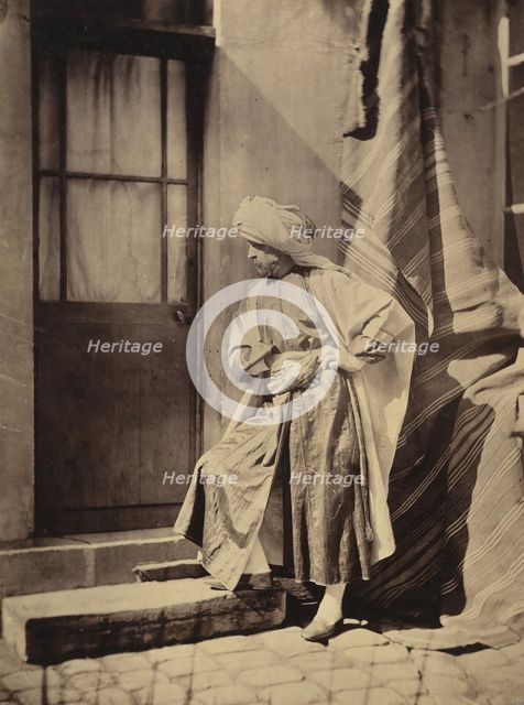 [Self-Portrait in Eastern Costume], 1855-60. Creator: Charles Nègre.