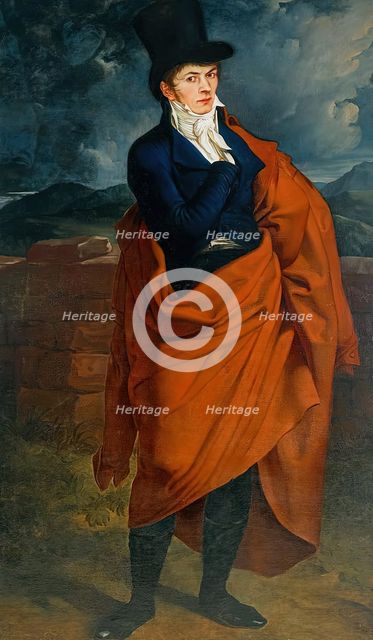 Self-portrait in full figure, 1810. Creator: Karl Russ.