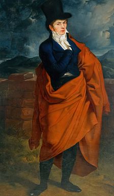 Self-portrait in full figure, 1810. Creator: Karl Russ