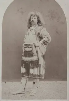 Self-Portrait in Indian Costume, c.1863. Creator: Nadar