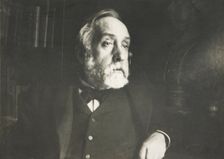 Self-portrait in library, c1895. Creator: Degas, Edgar (1834-1917)