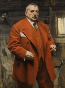Self-portrait in Red