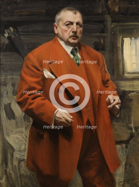 Self-portrait in Red.