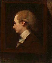 Self-portrait, (late 18th century?). Creators: Thomas Gainsborough, Prince Hoare