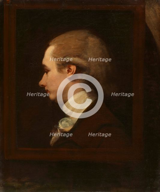 Self-portrait, (late 18th century?). Creators: Thomas Gainsborough, Prince Hoare.