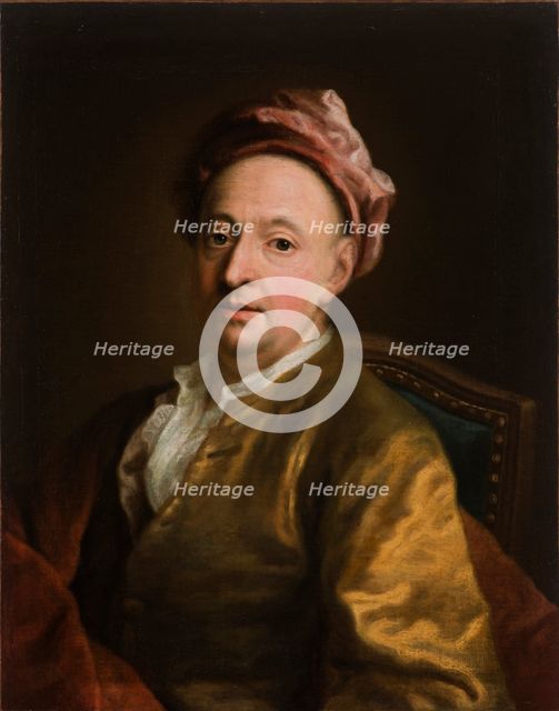 Self-Portrait, Mid of the 18th cen.. Creator: Desmarées, George (1697-1776).