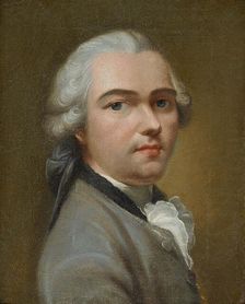 Self-Portrait, Mid of the 18th cen.. Creator: Tischbein, Johann Heinrich, the Elder (1722-1789)