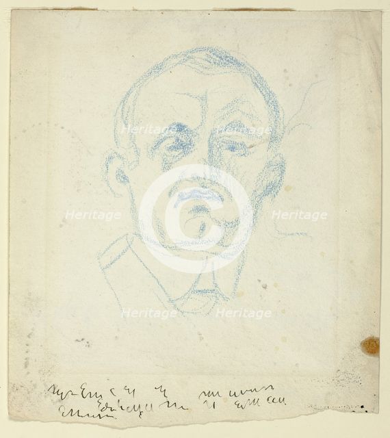 Self-Portrait, n.d. Creator: Edvard Munch.