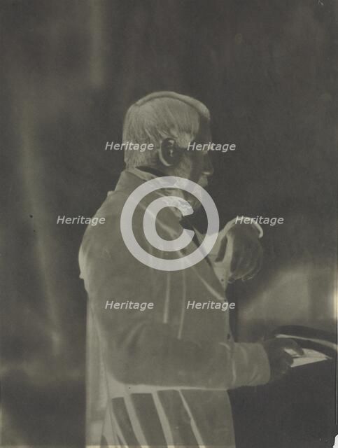 Self-Portrait (negative), c. 1853. Creator: Louis-Rémy Robert (French, 1811-1882).